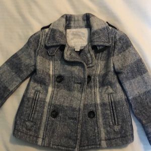 Childs Plaid Burberry jacket size 2